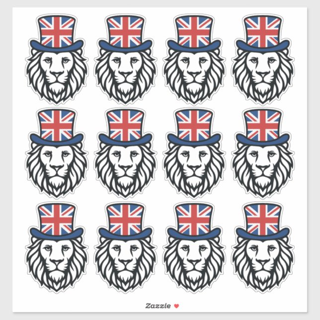 United Kingdom Union Flag Lion (Sheet)