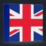 United Kingdom Union Jack Flag Binder<br><div class="desc">United Kingdom Union Jack Flag</div>