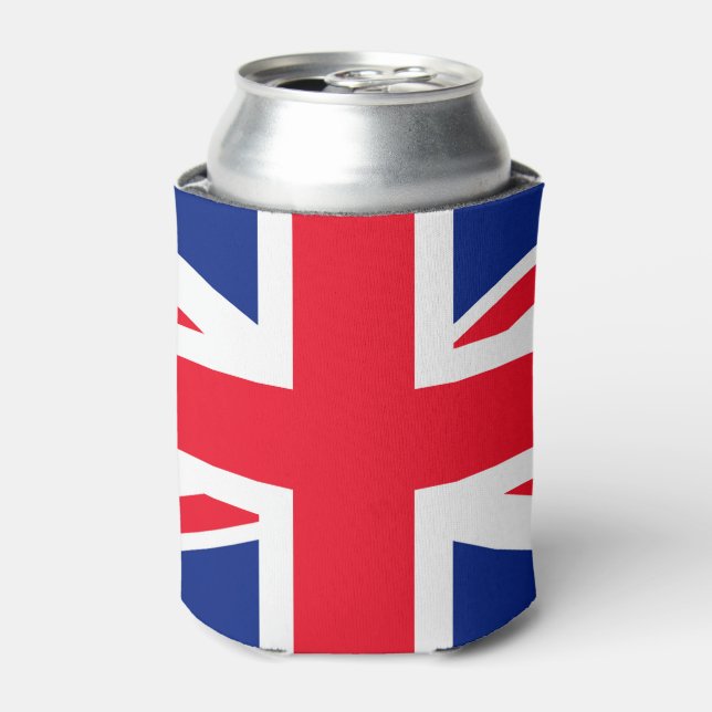 United Kingdom Union Jack Flag Can Cooler (Can Front)