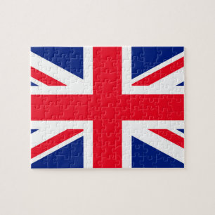 United Kingdom Union Jack Flag Jigsaw Puzzle