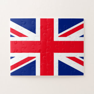 United Kingdom Union Jack Flag Jigsaw Puzzle