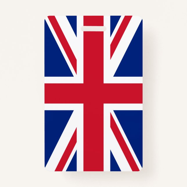 United Kingdom Union Jack Flag of British Colonies Badge (Front)