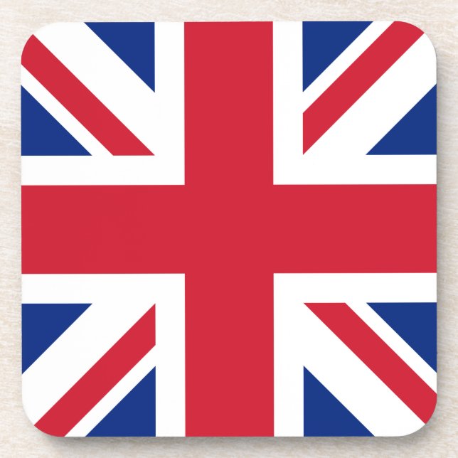 United Kingdom Union Jack Flag of British Colonies Coaster (Front)