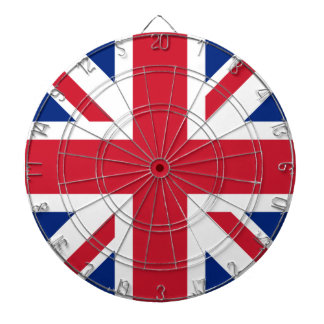 United Kingdom Union Jack Flag of British Colonies Dartboard