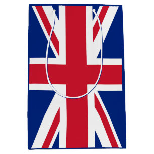 United Kingdom Union Jack Flag of British Colonies Medium Gift Bag