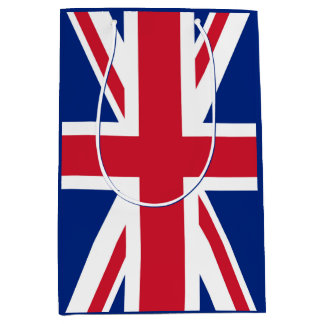 United Kingdom Union Jack Flag of British Colonies Medium Gift Bag