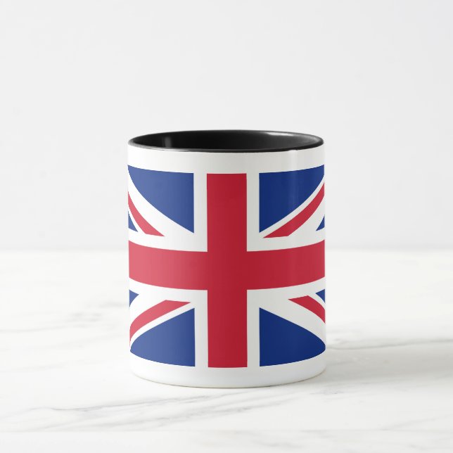 United Kingdom Union Jack Flag of British Colonies Mug (Center)