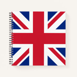 United Kingdom Union Jack Flag of British Colonies Notebook