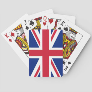 United Kingdom Union Jack Flag of British Colonies Playing Cards