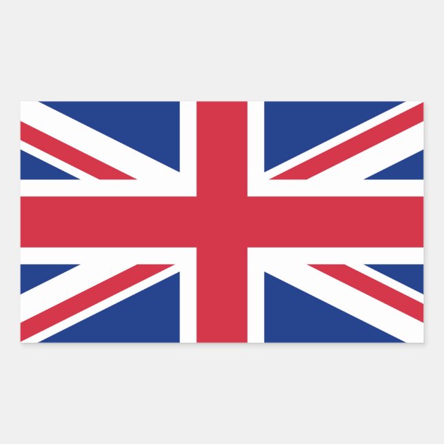 United Kingdom Union Jack Flag of British Colonies Sticker (Front)
