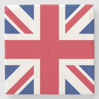 United Kingdom Union Jack Flag of British Colonies Stone Coaster