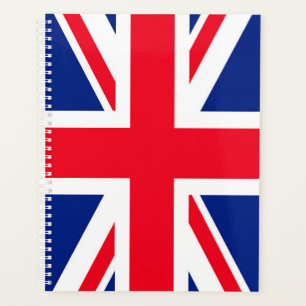 United Kingdom Union Jack Flag Planner