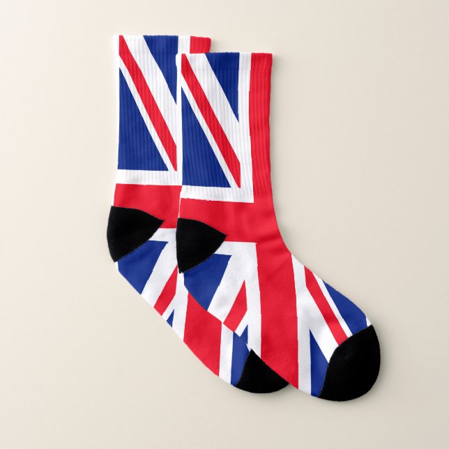 United Kingdom Union Jack Flag Socks (Pair)