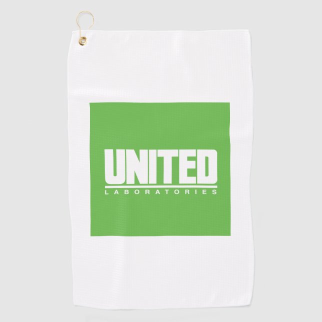 United Laboratories Logo Golf Towel (Front)