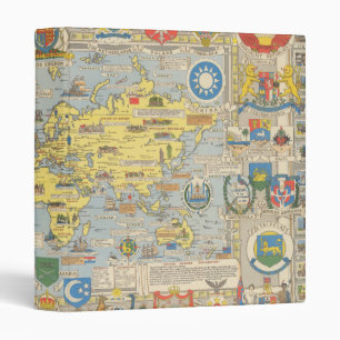 United Nations Map of the World Binder
