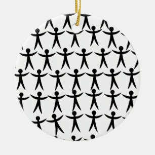 United People Ceramic Ornament