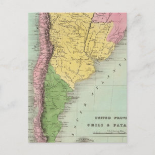 United Provinces, Chili and Patagonia Postcard