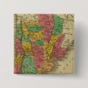 United Provinces, Chili, Patagonia 2 Inch Square Button