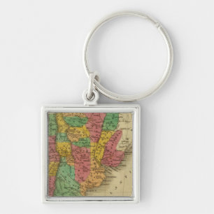 United Provinces, Chili, Patagonia Keychain