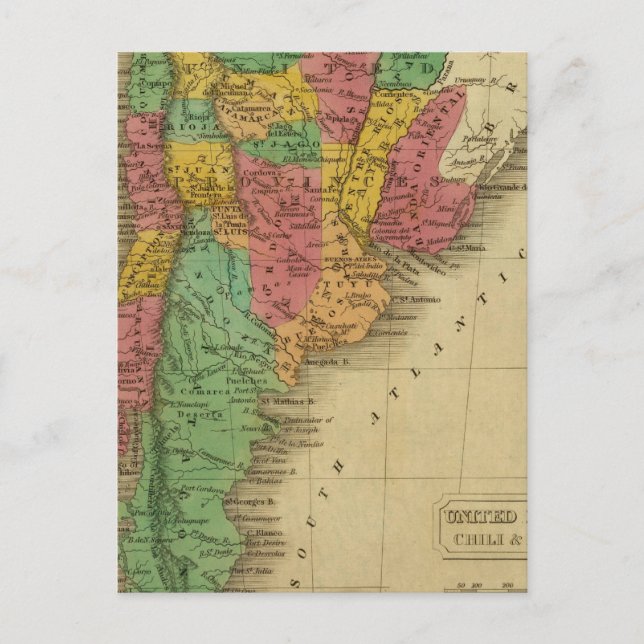 United Provinces, Chili, Patagonia Postcard (Front)