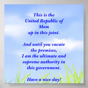 United Republic of Mom Poster