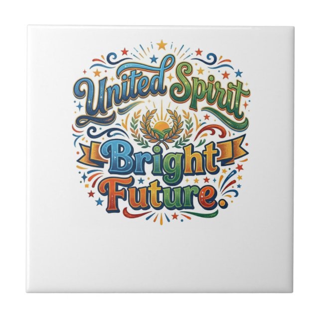 United Spirit Bright Future T-Shirt Tile (Front)