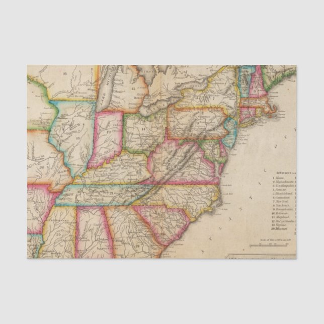 United States 11 Tissue Paper (Front)
