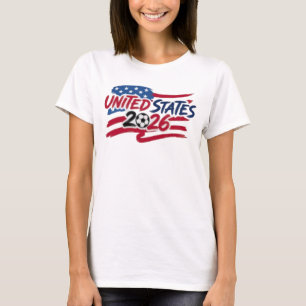 United States 2026 Soccer Personalized Name Number T-Shirt