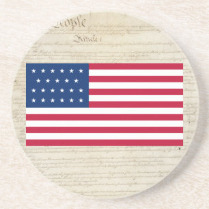 united States 23 Star Flag Coaster
