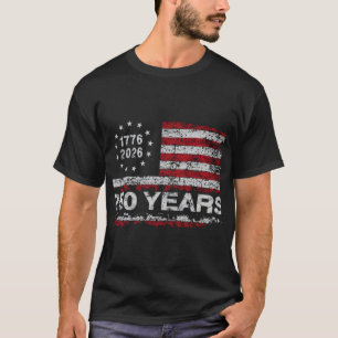 United States 250th Anniversary Birthday Retro USA T-Shirt