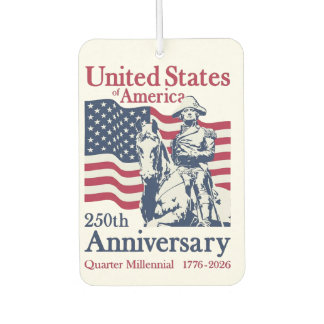 United States 250th Anniversary Commemorative Art  Air Freshener
