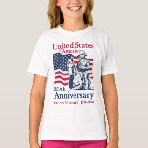 United States 250th Anniversary Commemorative Art T-Shirt