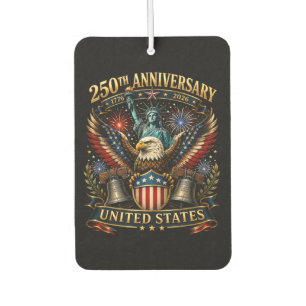United States 250th Anniversary Patriotic Eagle Air Freshener