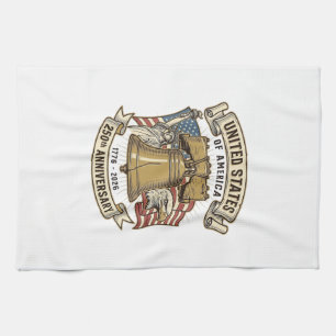 United States 250th Anniversary Patriotic Vector D Kitchen Towel
