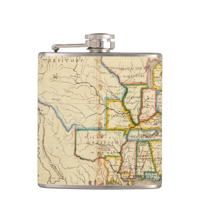 United States 26 Hip Flask (Front)
