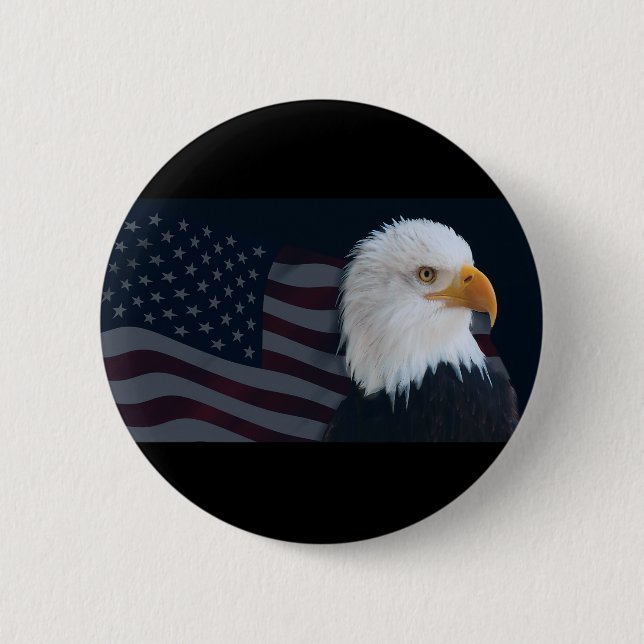 United States 2 Inch Round Button (Front)
