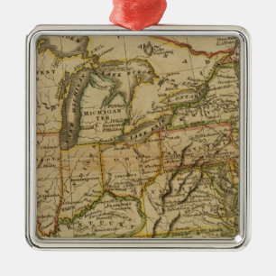 United States 2 Metal Ornament