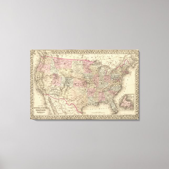 United States 33 Canvas Print (Front)