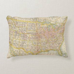 United States 4 Decorative Pillow