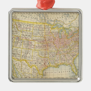 United States 4 Metal Ornament