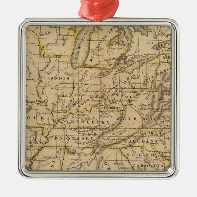 United States 5 Metal Ornament (Front)