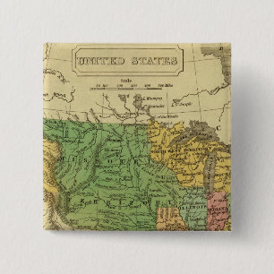 United States 6 2 Inch Square Button