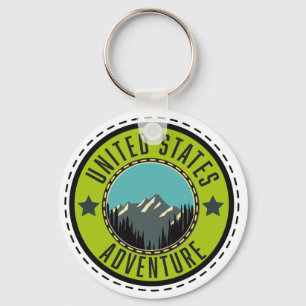 United States Adventure logo Keychain