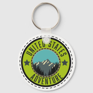 United States Adventure logo Keychain