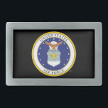 United States Air Force Emblem Belt Buckle<br><div class="desc">Celebrate with pride using these paper plates featuring the official United States Air Force emblem. Perfect for retirements,  promotions,  or other military-themed events,  these plates add a distinguished and patriotic touch to your table setting. Ideal for honouring service and dedication in style.</div>