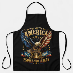 United States America 250th Anniversary Eagle Apron