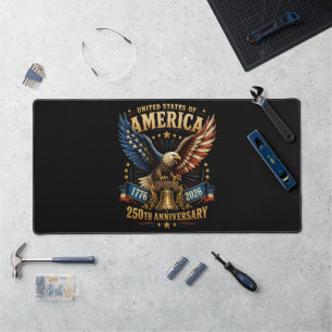 United States America 250th Anniversary Eagle Desk Mat