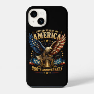 United States America 250th Anniversary Eagle iPhone 14 Case