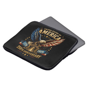 United States America 250th Anniversary Eagle Laptop Sleeve