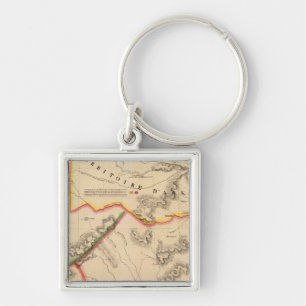 United States, America 55 Keychain